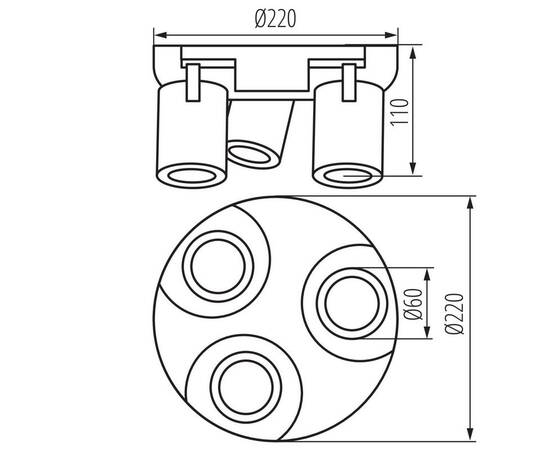 Накладной спот Kanlux Laurin 38967, изображение 8