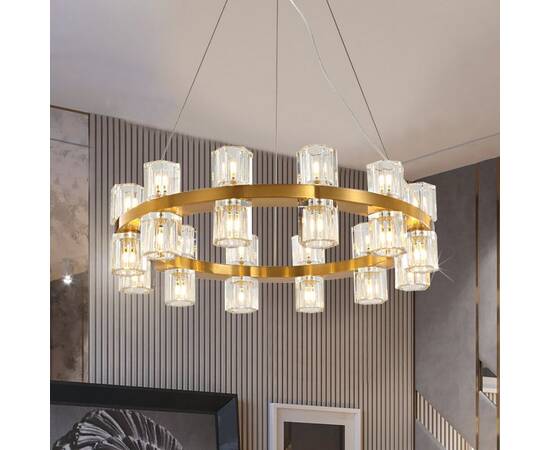 Подвесная люстра Delight Collection Arcachon 8530P/D610 gold, изображение 2