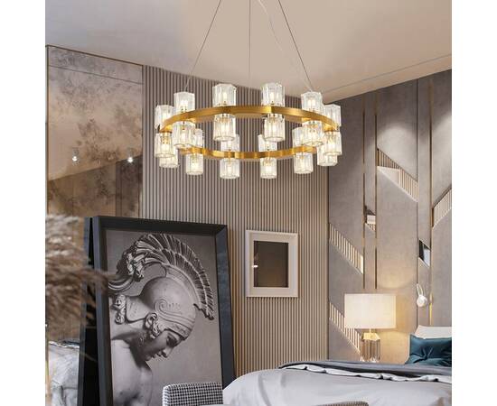 Подвесная люстра Delight Collection Arcachon 8530P/D610 gold, изображение 3