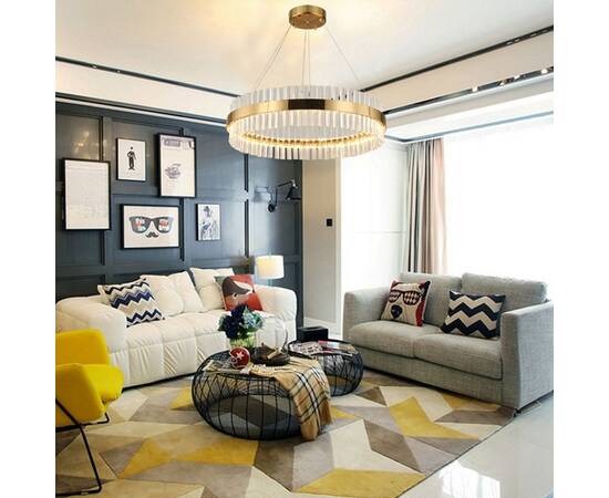 Подвесная люстра Delight Collection Saturno D8532P/R800 gold, изображение 5