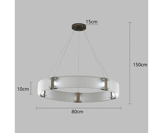 Подвесной светильник Delight Collection Parallel Ring D8028P/R/D800 black/white, изображение 5