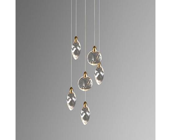 Подвесной светильник Delight Collection Colvin MT9176-6H titanium gold, изображение 2