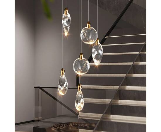 Подвесной светильник Delight Collection Colvin MT9176-6H titanium gold, изображение 5