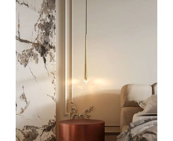 Подвесной светильник Delight Collection MT8863-1H antique brass, изображение 3