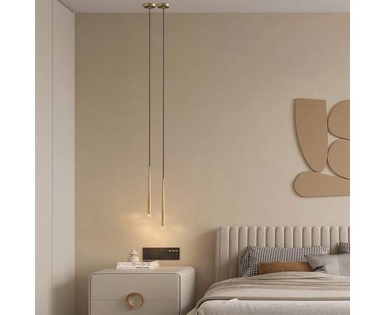 Подвесной светильник Delight Collection MT8863-1H antique brass, изображение 4