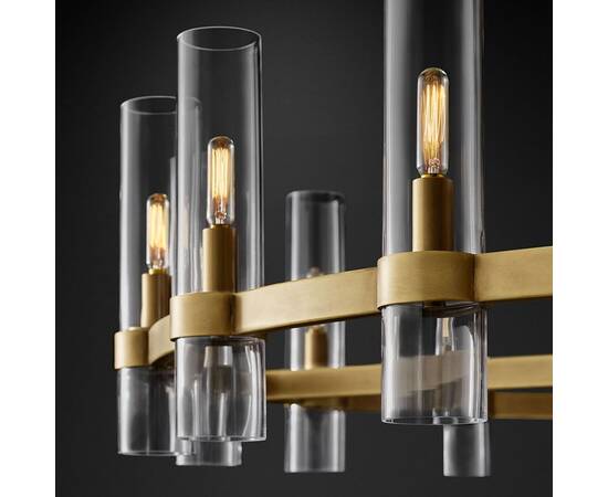 Подвесная люстра Delight Collection Ravelle MT8888-8H antique brass, изображение 2