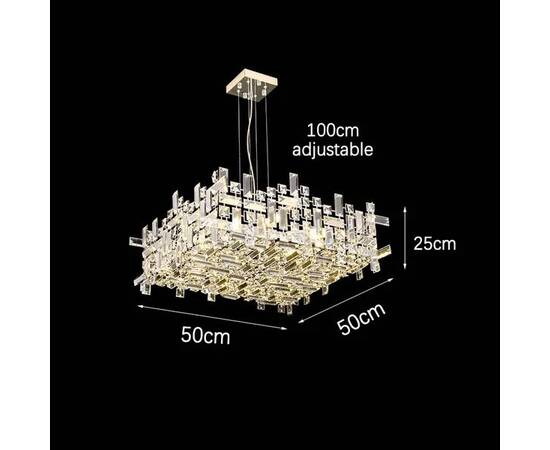 Подвесная люстра Delight Collection P7838-W50 chrome, изображение 8