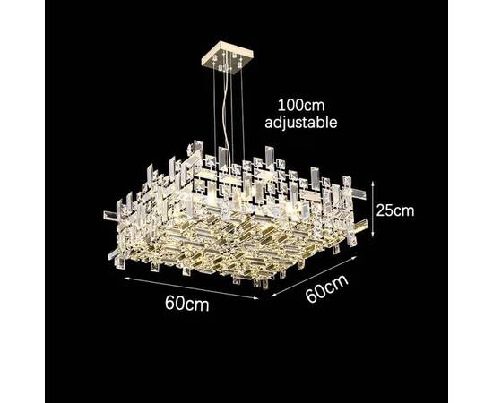 Подвесная люстра Delight Collection P7838-W60 chrome, изображение 8