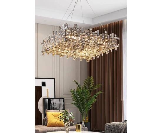 Подвесная люстра Delight Collection P7838-W80 chrome, изображение 4