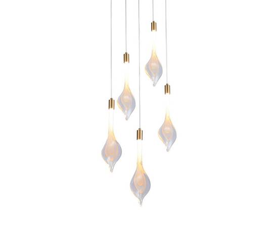 Подвесной светильник Delight Collection P98066-5 antique brass