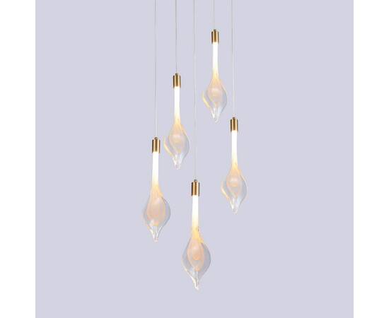 Подвесной светильник Delight Collection P98066-5 antique brass, изображение 2