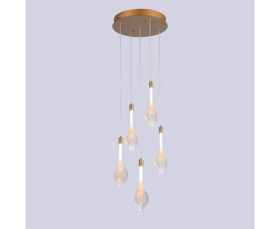 Подвесной светильник Delight Collection P98066-5 antique brass, изображение 3