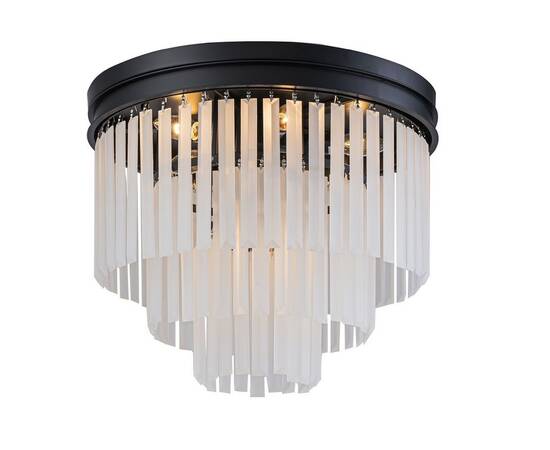 Потолочный светильник Delight Collection 1920s Odeon 771131 (KR0387C-6/P black/frost)