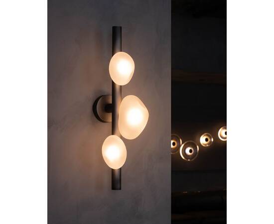 Настенный светильник Delight Collection Matter 5055W/3 black/white, изображение 2