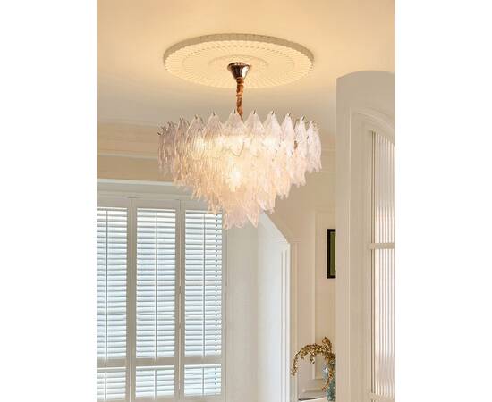 Подвесная люстра Delight Collection Crystal leaf 6489P/D800 gold/clear, изображение 3