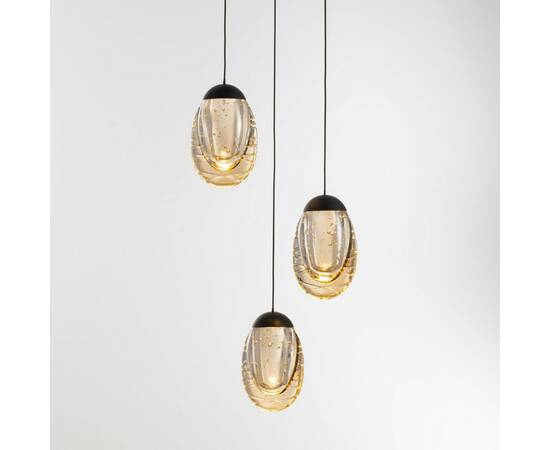 Подвесной светильник Delight Collection MD25090022-3A matt black/champagne, изображение 2