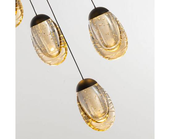 Подвесной светильник Delight Collection MD25090022-5A matt black/champagne, изображение 3