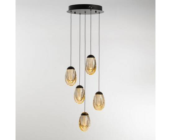 Подвесной светильник Delight Collection MD25090022-5A matt black/champagne, изображение 4