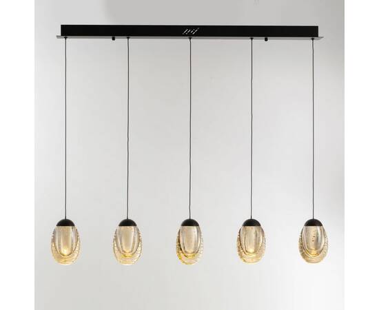 Подвесной светильник Delight Collection MD25090022-5B matt black/champagne, изображение 2