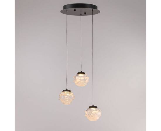 Подвесной светильник Delight Collection MD25030003-3A matt black/clear, изображение 4