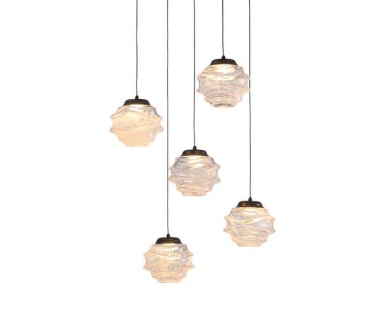 Подвесной светильник Delight Collection MD25030003-5A matt black/clear