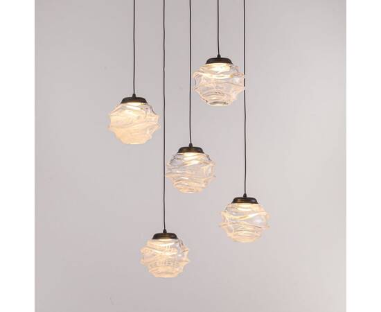 Подвесной светильник Delight Collection MD25030003-5A matt black/clear, изображение 2