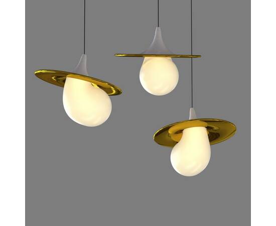 Подвесной светильник Delight Collection 10238P/1 gold/white, изображение 2