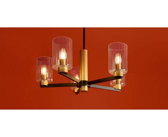 Люстра на штанге Freya Ombre FR2051CL-05BBS, изображение 4