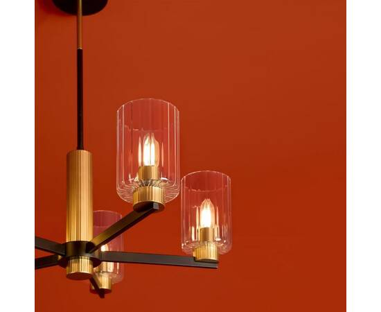 Люстра на штанге Freya Ombre FR2051CL-05BBS, изображение 9