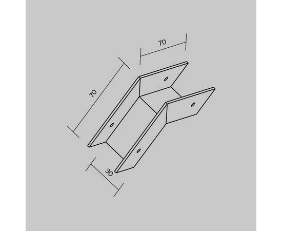 Коннектор внешний для профиля Maytoni Elasity IP O-TR001-OC-W, изображение 2