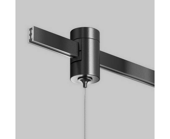 Коннектор с тросовым подвесом для магнитного шинопровода Maytoni Technical Tau Flarity TRA154SW-1B, изображение 4