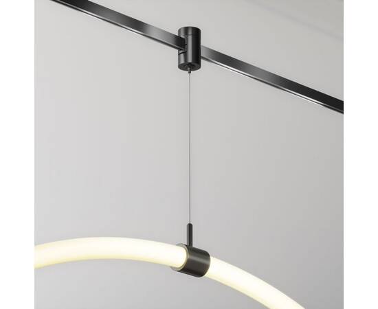 Коннектор с тросовым подвесом для магнитного шинопровода Maytoni Technical Tau Flarity TRA154SW-1B, изображение 5