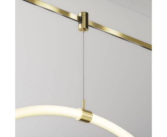 Коннектор с тросовым подвесом для магнитного шинопровода Maytoni Technical Tau Flarity TRA154SW-1BS, изображение 5