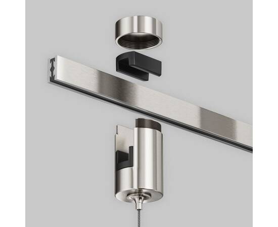 Коннектор с тросовым подвесом для магнитного шинопровода Maytoni Technical Tau Flarity TRA154SW-1PT, изображение 3