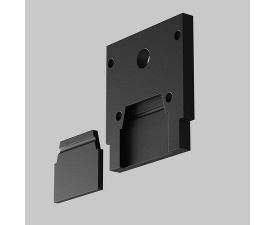 Торцевая заглушка для магнитного шинопровода потолок Maytoni Technical Exility ClipLine TRA034EC-SCC, изображение 3