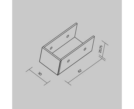 Заглушка к профилю Maytoni Elasity IP O-TR001-EC-W, изображение 2