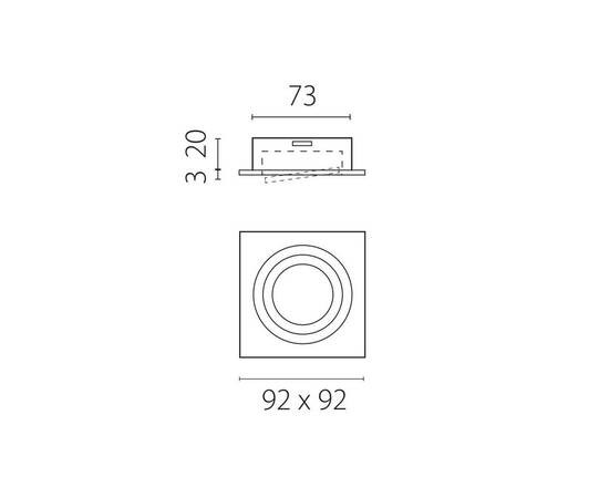 Встраиваемый светильник MR16 Lightstar Singo Base 011625, изображение 3