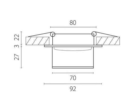 Встраиваемый светильник MR16 Lightstar Maturo GU10 072006, изображение 3