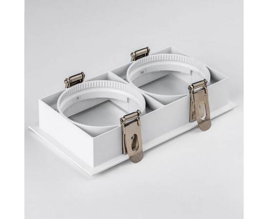 Рамка двойная квадратная встраиваемая для светодиодных модулей 0750xx Lightstar Stella 075226, изображение 2