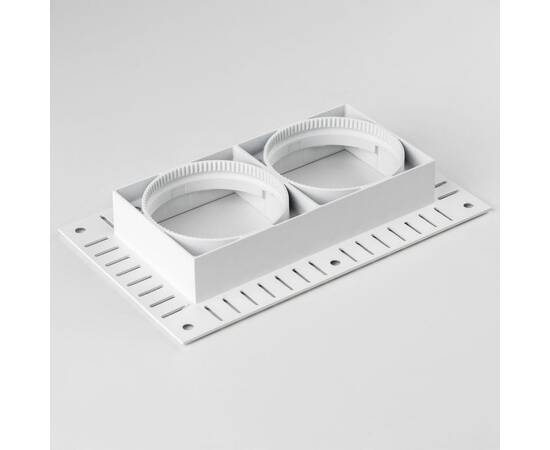 Рамка двойная квадратная скрытого монтажа для светодиодных модулей 0750хх Lightstar Stella 075226-01, изображение 2