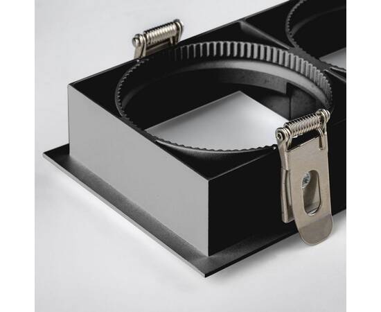 Рамка двойная квадратная встраиваемая для светодиодных модулей 0750хх Lightstar Stella 075227, изображение 2