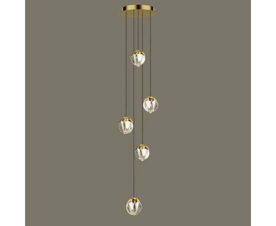 Подвесной светильник Delight Collection MD24001033-5A gold/clear, изображение 2