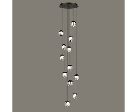 Каскадная люстра Delight Collection MD24001033-12A black/clear, изображение 2