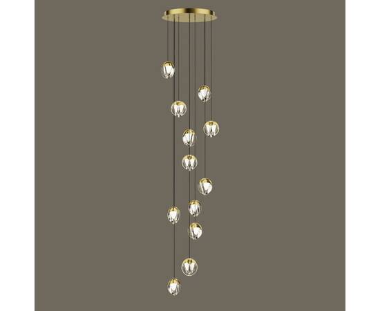 Каскадная люстра Delight Collection MD24001033-12A gold/clear, изображение 2