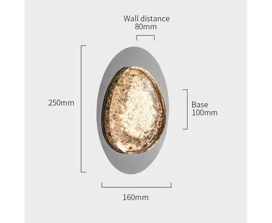 Настенный светильник Delight Collection MT9125-1WB pearl black, изображение 6