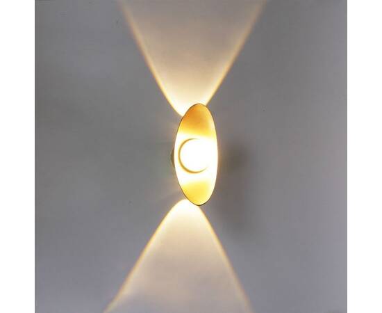 Уличный настенный светильник Reluce 86868-9.2-001JH LED7W BK+GD