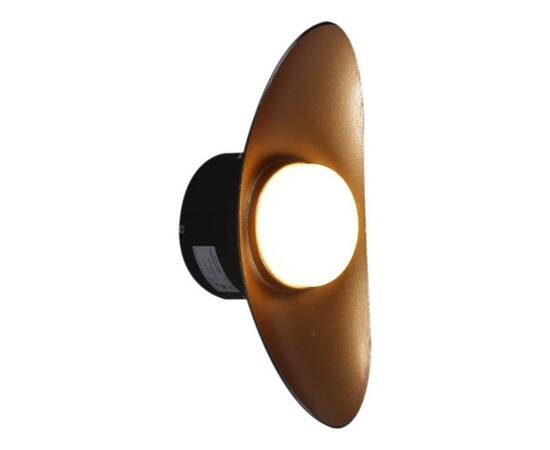 Уличный настенный светильник Reluce 86868-9.2-001JH LED7W BK+GD, изображение 2