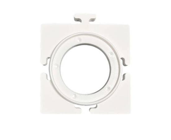 Платформа круг белая под светильник ZOOM 116х130х20мм EKS 0У-00003286