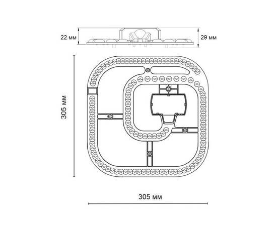 Светодиодный модуль с драйвером и линзованным рассеивателем на магнитах с ДУ /APP /RGB Novotech Colo, изображение 2