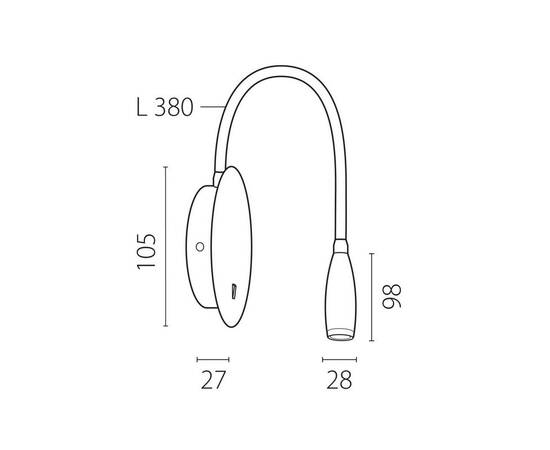 Бра Lightstar Omega 200336, изображение 3